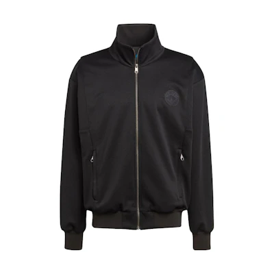adidas Originals Blue Version High-Neck Long-Sleeve Jacket Black IA2439