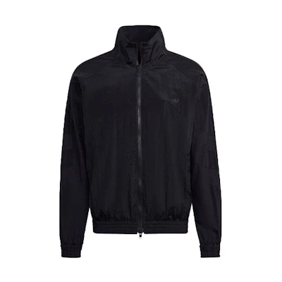 adidas Originals Blue Version Logo Colorblock Zip-Up Track Jacket Black Mens HD2241