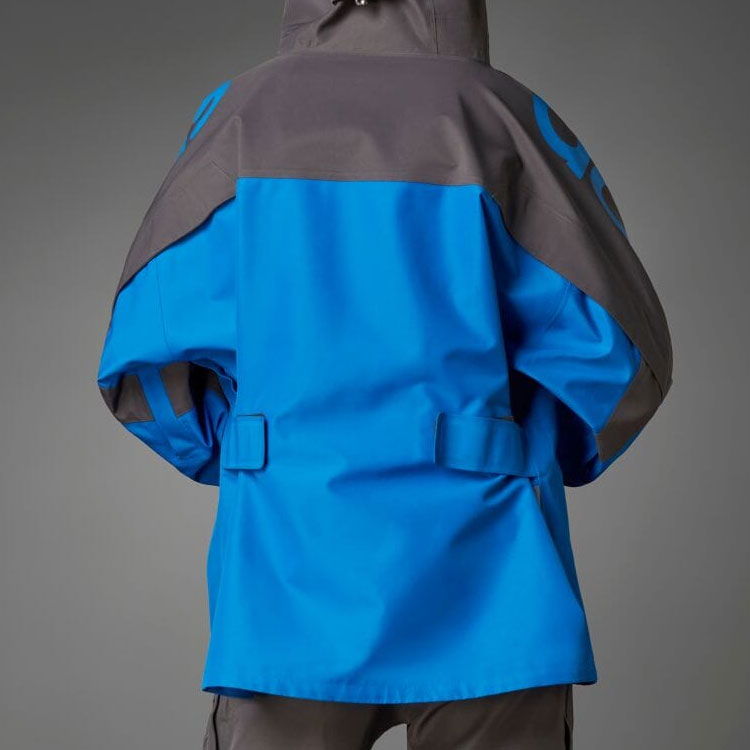 adidas Originals Blue Version Logo Print Hooded Rain Jacket - Blue HD2235 圖 6