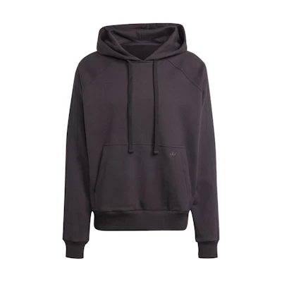 adidas Originals Blue Version Logo Pullover Hoodie Black - IA2443