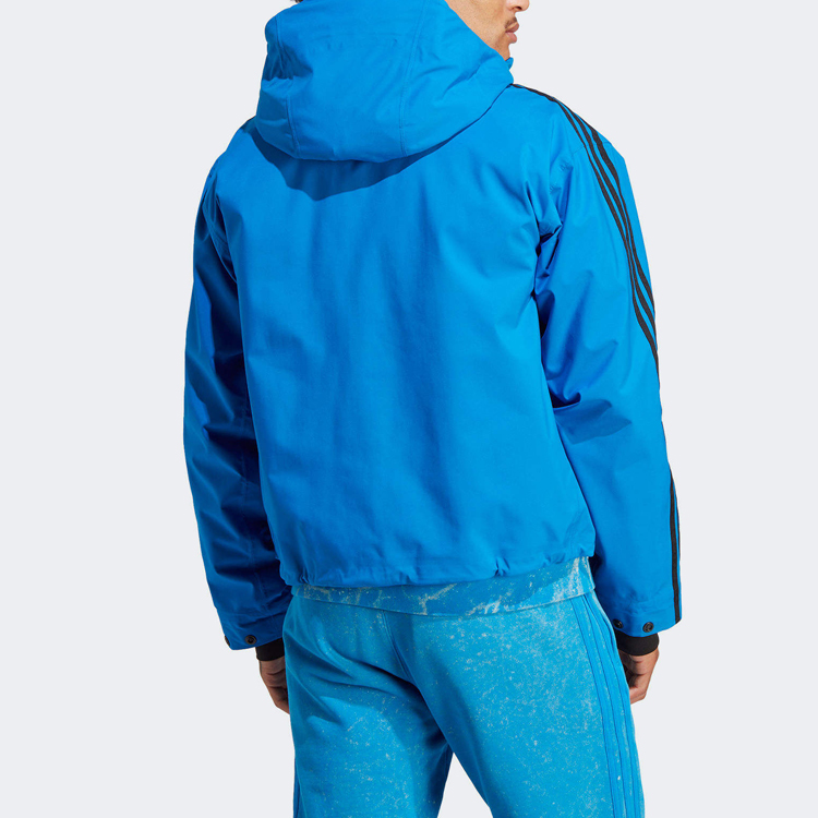 adidas Originals Blue Version Montreal Three-Stripes Zip Long Sleeve Jacket Men Blue IL9067 圖 4