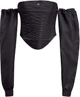 adidas Originals Blue Version Off-Shoulder Long Sleeve Shirt Unisex Black HR3426 adidas Originals Blue Version Off-Shoulder Long Sleeve Shirt Unisex Black HR3426