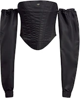 Order adidas Originals 藍標露肩長袖襯衫 男女款 黑色 HR3426