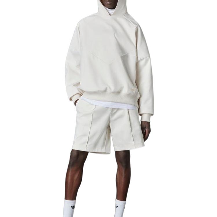 Lookbook 아디다스 오리지널 블루 버전 풀오버 후디 화이트 재팬 에디션 HM2350