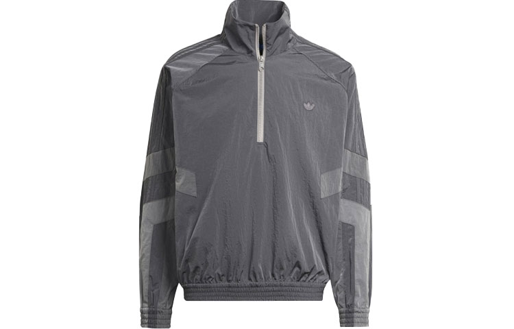 adidas Originals Blue Version Retro Half-Zip Track Jacket Grey HD2233 圖 2