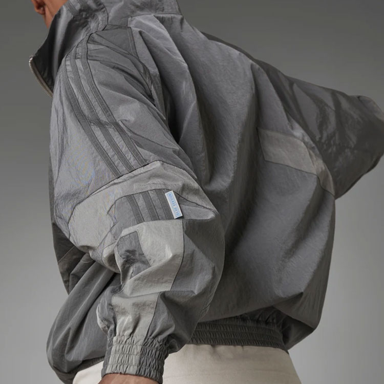 adidas Originals Blue Version Retro Half-Zip Track Jacket Grey HD2233 圖 5