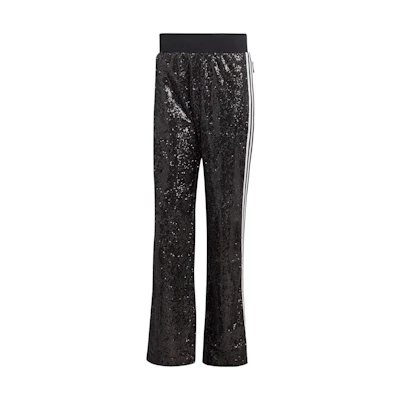 adidas Originals Blue Version Retro Knit Track Pants with Sequin Stripes Unisex. HM2053