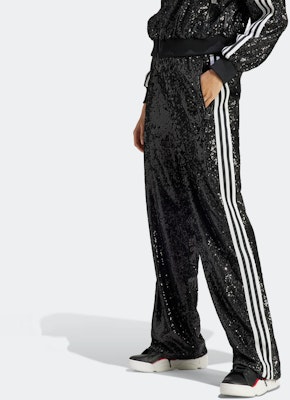 adidas Originals 藍色復古亮片條紋針織運動長褲-Unisex. HM2053 Details for adidas Originals 藍色復古亮片條紋針織運動長褲-Unisex. HM2053