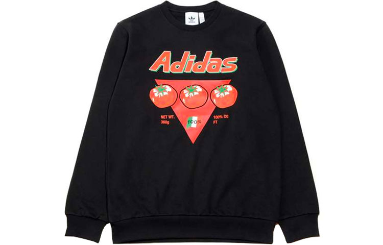 adidas Originals Bodega Can Print Crewneck Sweatshirt Black ED7065
