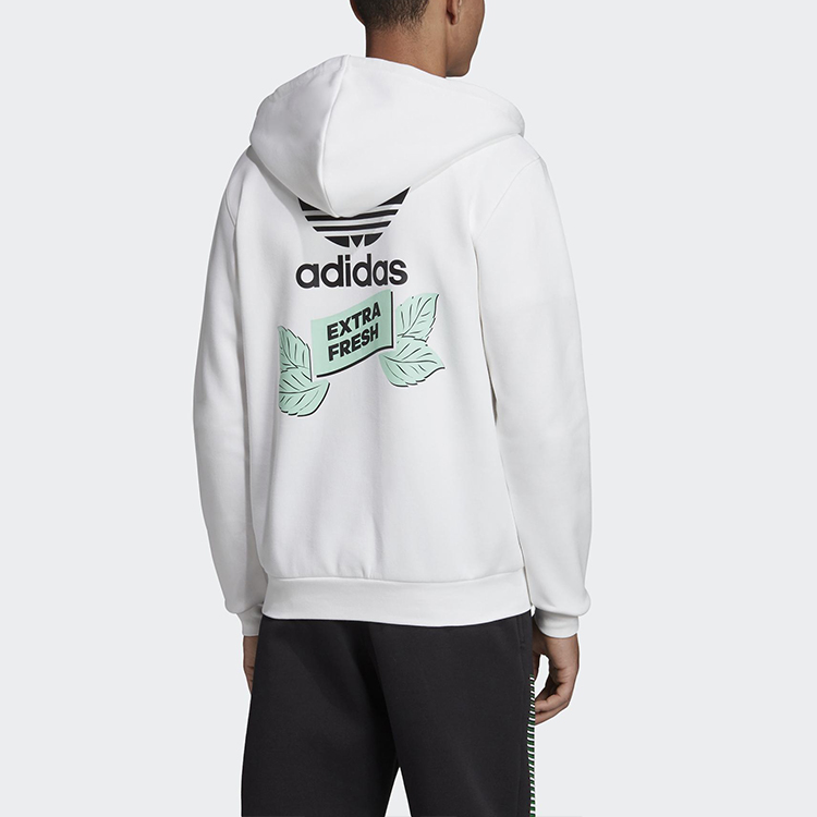 adidas Originals Bodega Logo Print Hoodie Jacket White FP7703 圖 5