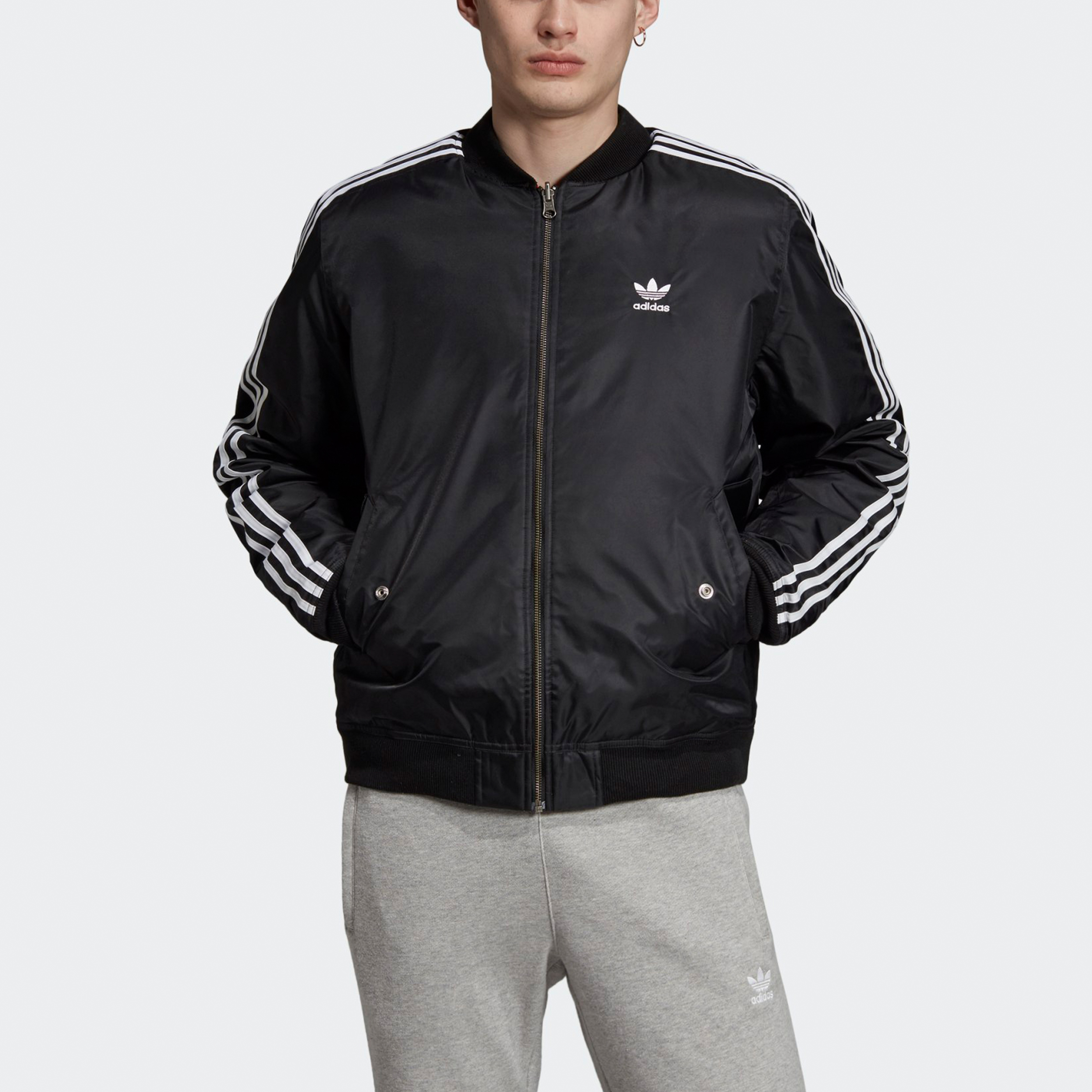 Adidas Originals Bomber Padded Jacket Black ED5825 圖 6
