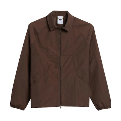 adidas Originals Brown Logo Double Zip Utility Jacket Unisex HA1282