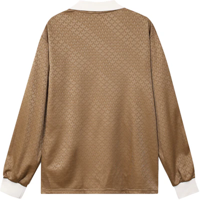 adidas Originals Brown Retro V-Neck Long Sleeve T-Shirt with Logo & Side Stripes. IB3438 Lookbook adidas Originals Brown Retro V-Neck Long Sleeve T-Shirt with Logo & Side Stripes. IB3438