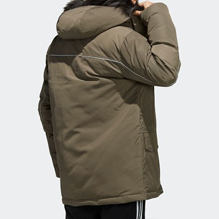 Adidas Originals Brown Solid Winter Down Jacket FL1418 圖 5