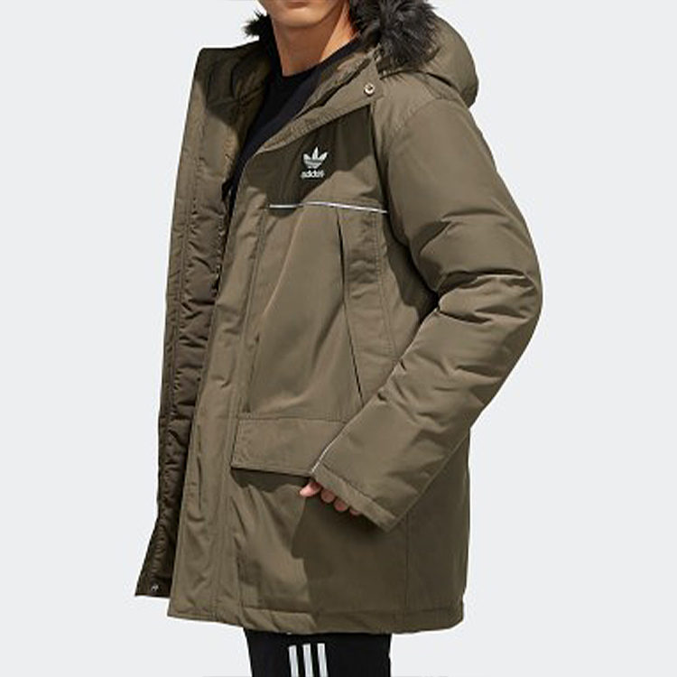 Adidas Originals Brown Solid Winter Down Jacket FL1418 圖 6