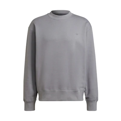adidas Originals C Crew Logo Gray Pullover Crewneck Sweatshirt H09175