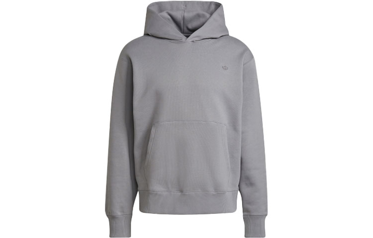 adidas Originals C Hoody Solid Color Pullover Hoodie Grey H11358