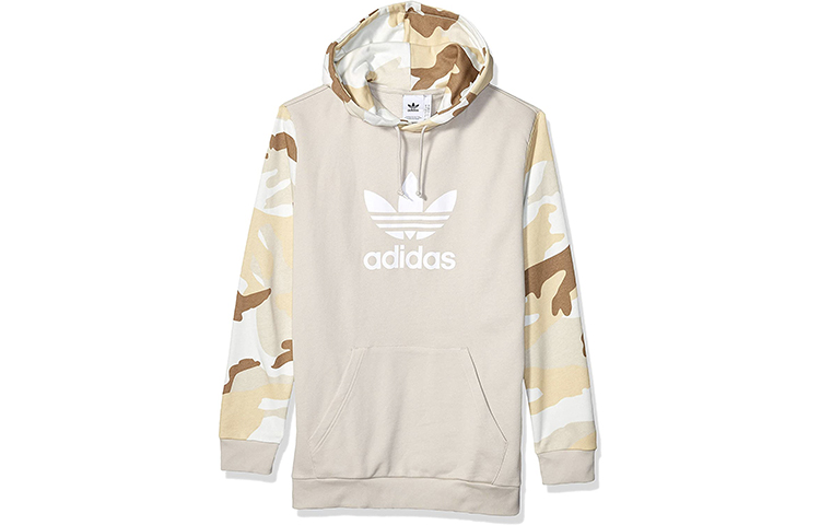 adidas Originals Camo Hoodie Brown Casualwear ED6978