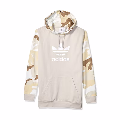 adidas Originals Camo Hoodie Brown Casualwear ED6978