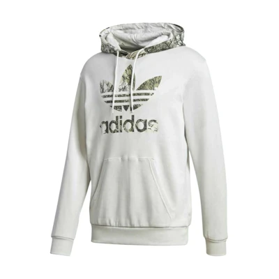 adidas Originals Camo Logo Hoodie Light Grey GD5955