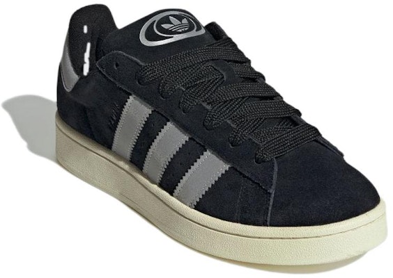adidas originals Campus 00S TKO 防滑耐磨 低筒 板鞋 男女款 黑銀 Lookbook adidas originals Campus 00S TKO 防滑耐磨 低筒 板鞋 男女款 黑銀