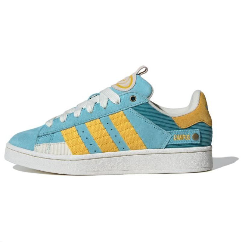 adidas Originals Campus 00s Blue Yellow Comfortable Low-Top Sneakers IF4341