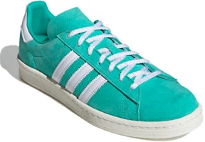 adidas Originals Campus 80s 低幫板鞋 男女同款 綠白 Lookbook adidas Originals Campus 80s 低幫板鞋 男女同款 綠白