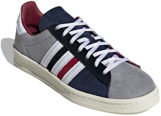 adidas originals Campus 80s 'Gray Blue White' FY7152 Lookbook adidas originals Campus 80s 'Gray Blue White' FY7152
