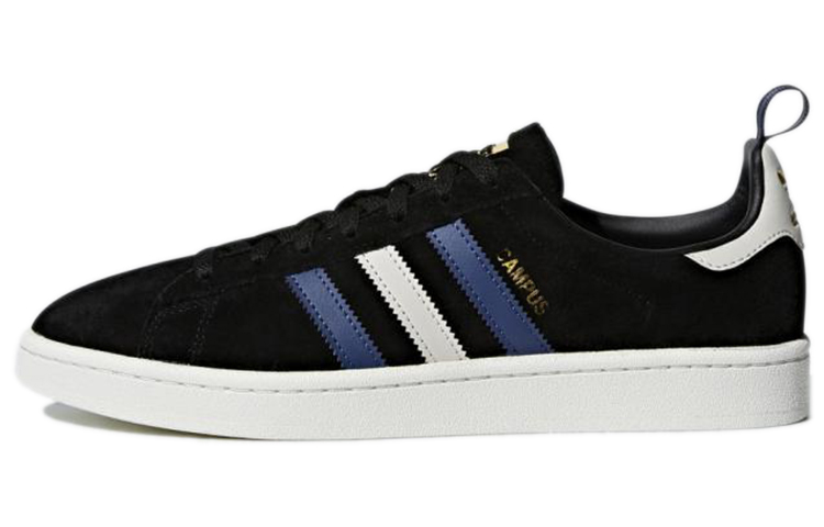 Buy adidas originals Campus 舒適耐磨板鞋 黑藍 男女同款