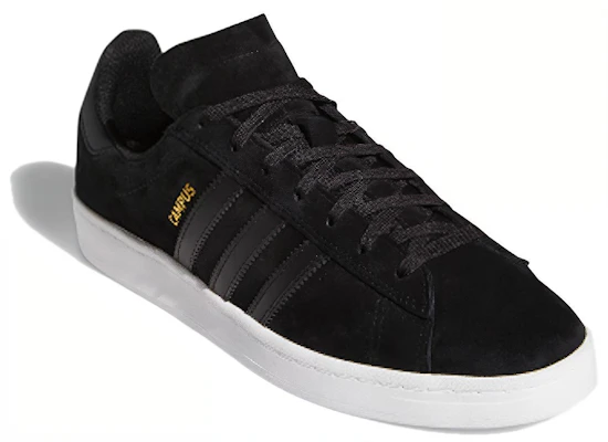 adidas Originals Campus Adv 低幫 板鞋 男女同款 黑白 Lookbook adidas Originals Campus Adv 低幫 板鞋 男女同款 黑白