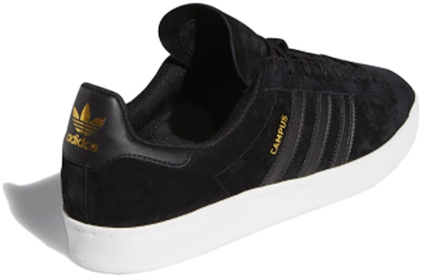 adidas originals Campus Adv 'Black White Gold' FV5946 Shop adidas originals Campus Adv 'Black White Gold' FV5946