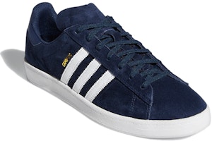 阿迪达斯 Originals Campus Adv 蓝白金配色 FY0490 Lookbook 阿迪达斯 Originals Campus Adv 蓝白金配色 FY0490