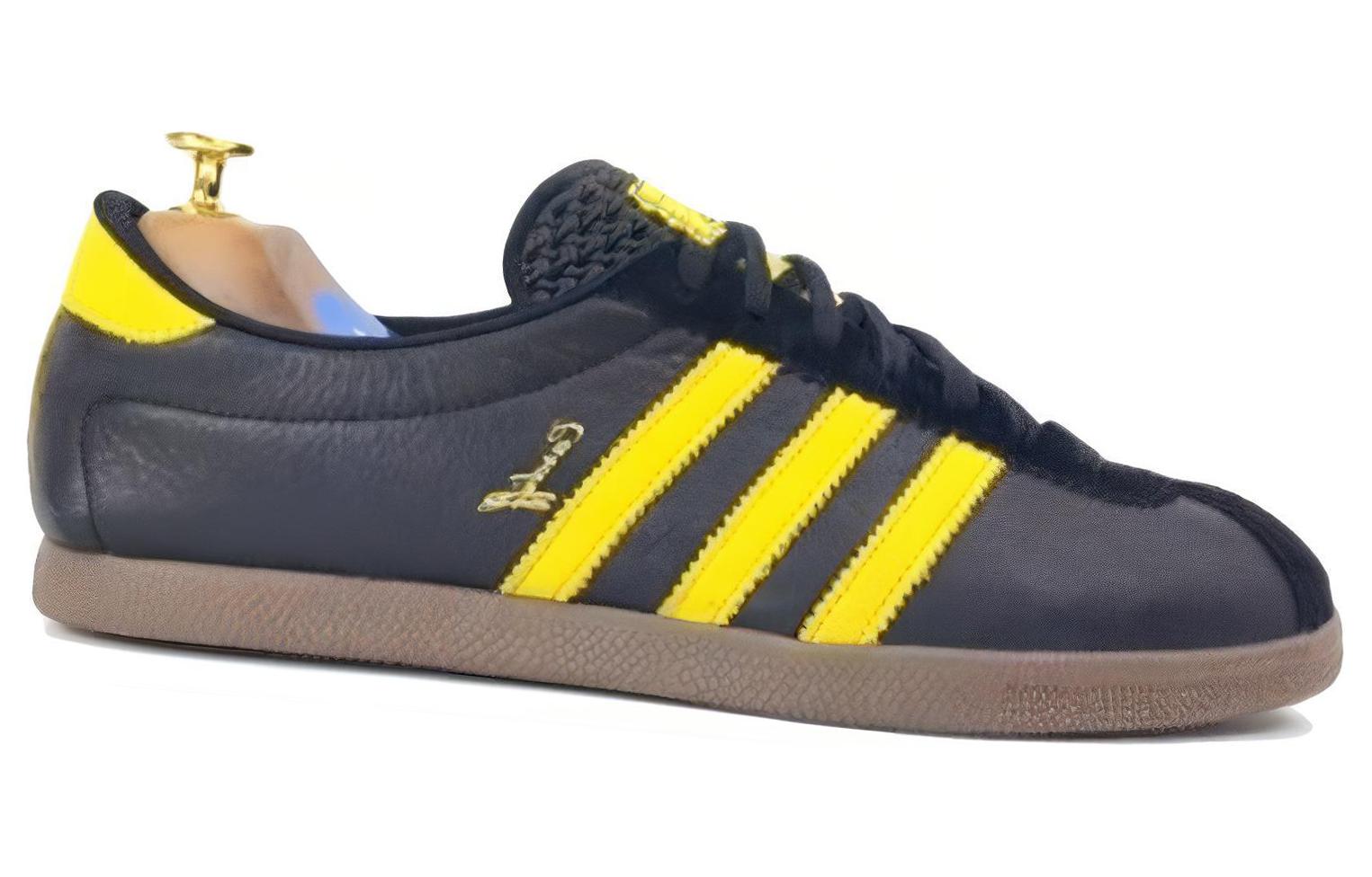 Order adidas originals Cardiff 百搭舒適簡約 透氣輕便 低幫 板鞋 男款 黑黃