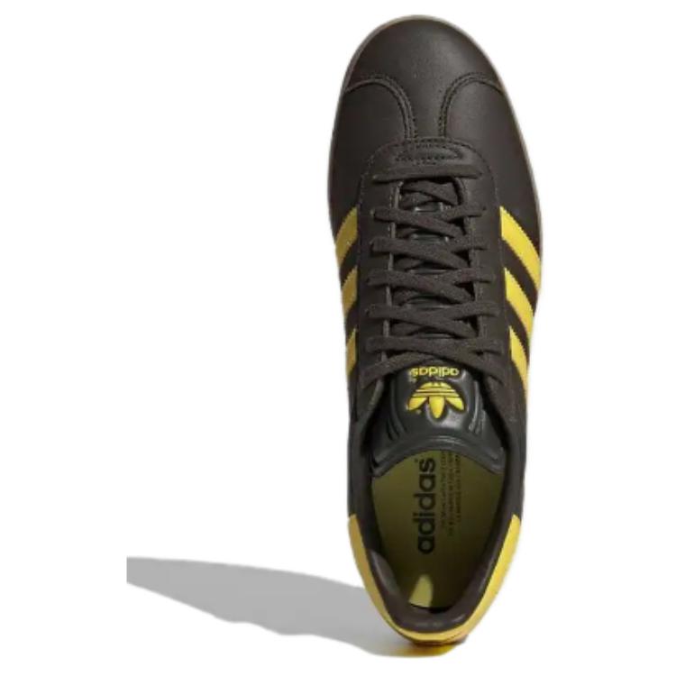 Shop adidas originals Cardiff 百搭舒適簡約 透氣輕便 低幫 板鞋 男款 黑黃