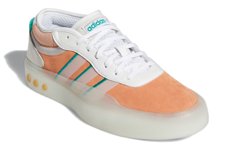 Lookbook adidas originals Cassina PT 時尚耐磨包裹性 低幫休閒板鞋 男女同款 橙色