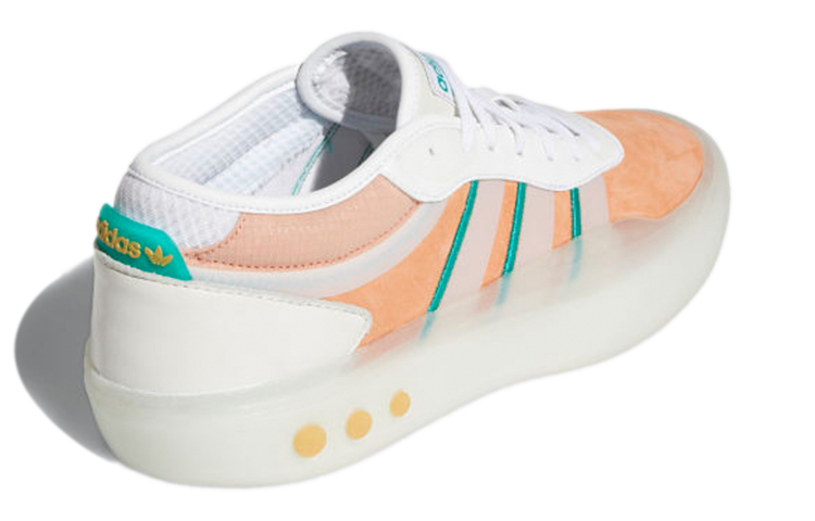 Shop adidas originals Cassina PT 時尚耐磨包裹性 低幫休閒板鞋 男女同款 橙色