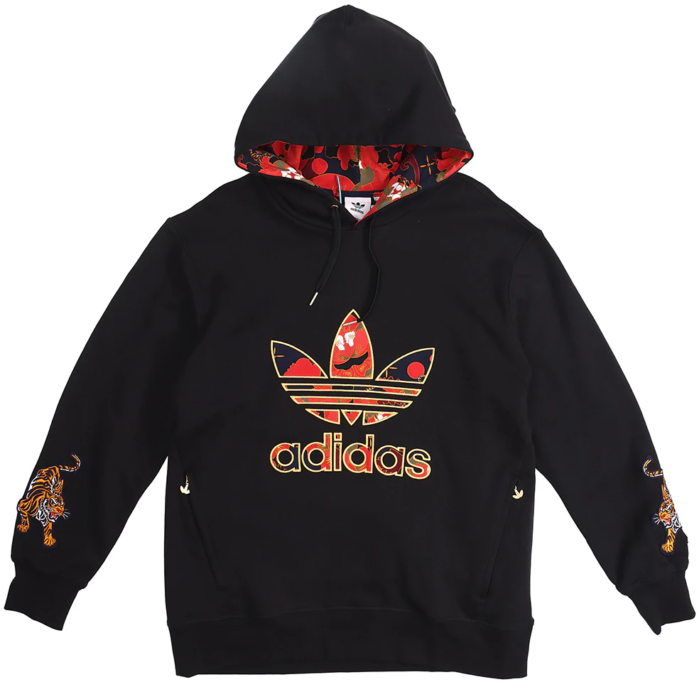 adidas-originals-casual-hoodie-black-american-style-gc-8691