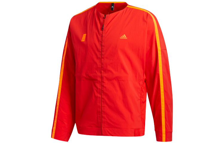 adidas Originals Casual Loose Sports Jacket Bright Fluorescent Pink GJ5101