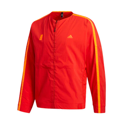 adidas Originals Casual Loose Sports Jacket Bright Fluorescent Pink GJ5101