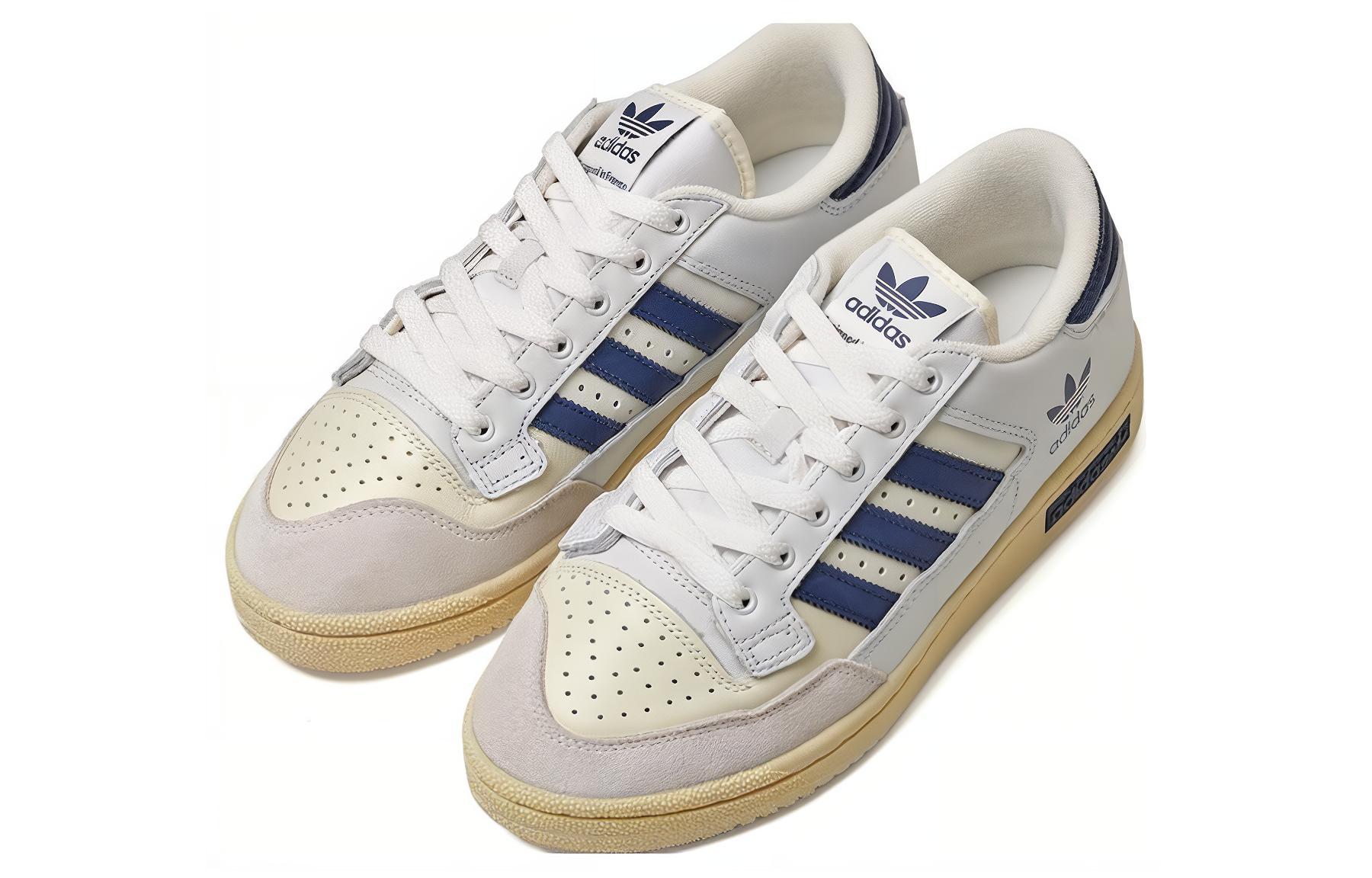 Lookbook adidas Originals 世紀紀念85 舒适 耐磨透氣 低帮 板鞋 男女同款 白藍色