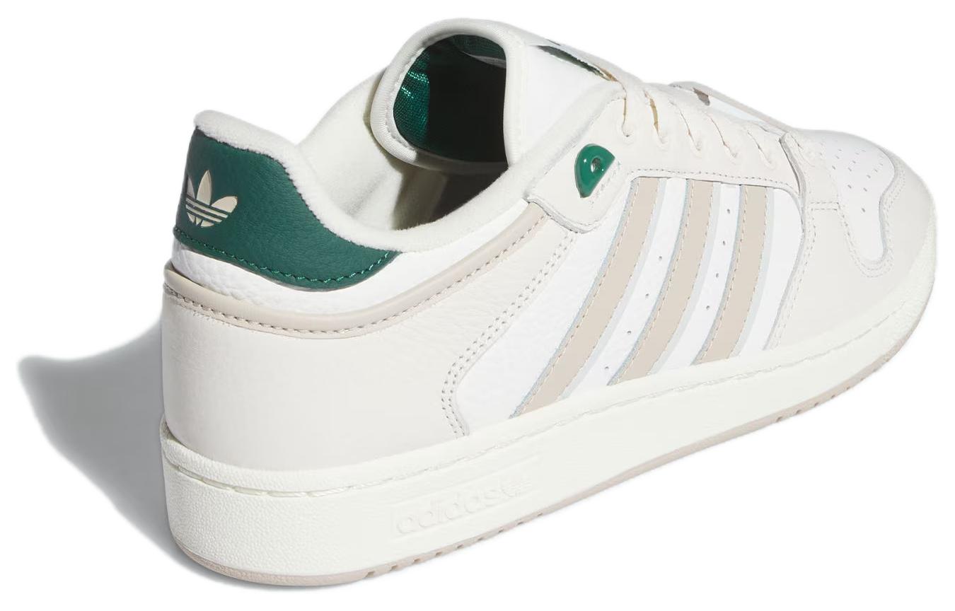 Shop adidas originals Centennial 防滑減震耐磨 低幫 板鞋 男女同款 白綠