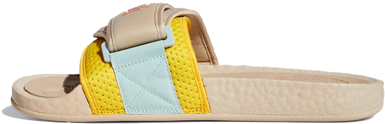 adidas originals Chancletas Hu Slippers Brown/Yellow FZ2231 Buy adidas originals Chancletas Hu Slippers Brown/Yellow FZ2231