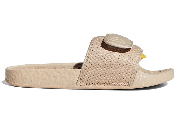 Order adidas Originals Chancletas Hu Slippers Bruin/Geel FZ2231