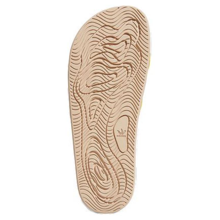 Details for adidas Originals Chancletas Hu Slippers Bruin/Geel FZ2231
