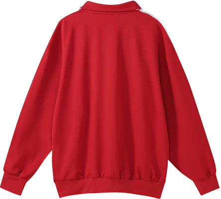 adidas Originals China Exclusive Red Track Jacket Unisex with Three Stripes Print IR5762 Lookbook adidas Originals China Exclusive Red Track Jacket Unisex with Three Stripes Print IR5762