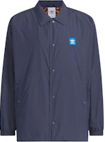 adidas Originals City Skate Retro Logo Long-Sleeve Shirt Jacket Navy/Black JC6841 adidas Originals City Skate Retro Logo Long-Sleeve Shirt Jacket Navy/Black JC6841