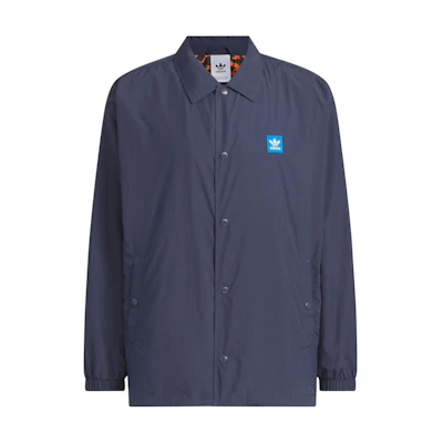 adidas Originals City Skate Retro Logo Long-Sleeve Shirt Jacket Navy/Black JC6841