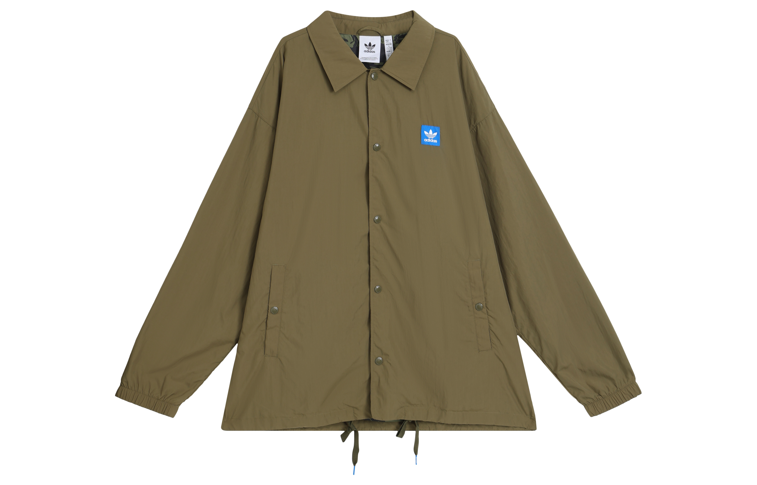 adidas Originals City Skate Retro Long-Sleeve Jacket Olive Green/Dark Green Men JC6842