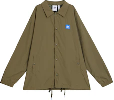 adidas Originals City Skate Retro Long-Sleeve Jacket Olive Green/Dark Green Men JC6842 adidas Originals City Skate Retro Long-Sleeve Jacket Olive Green/Dark Green Men JC6842