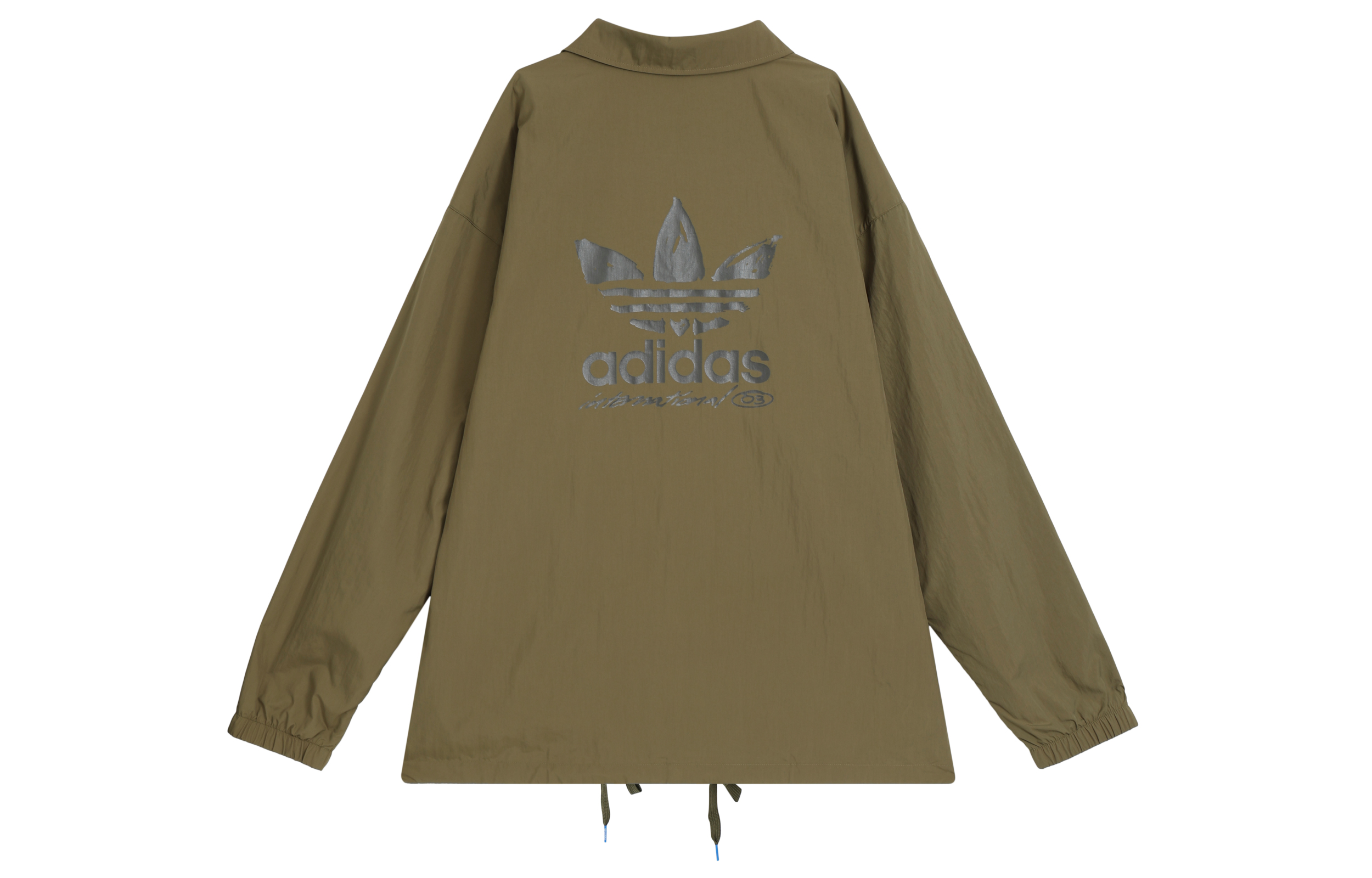 Lookbook 아디다스 오리지널 시티 스케이트 레트로 롱슬리브 자켓 올리브/다크그린 남성용 JC6842
